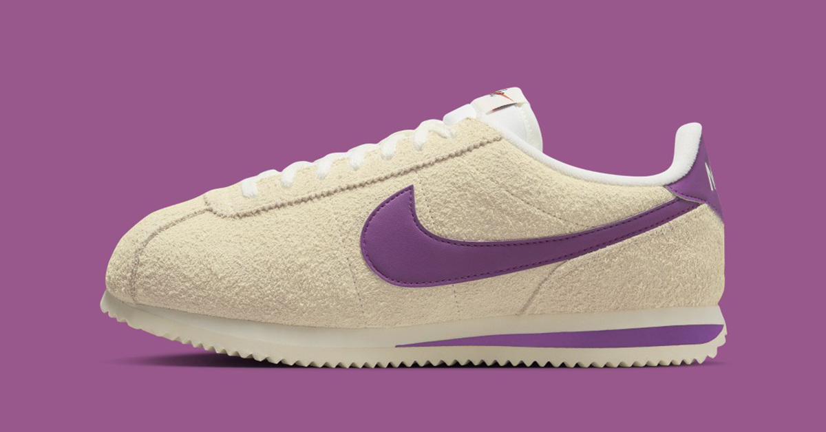 Nike Cortez mit Wildleder und Fuchsia Akzenten Grailify